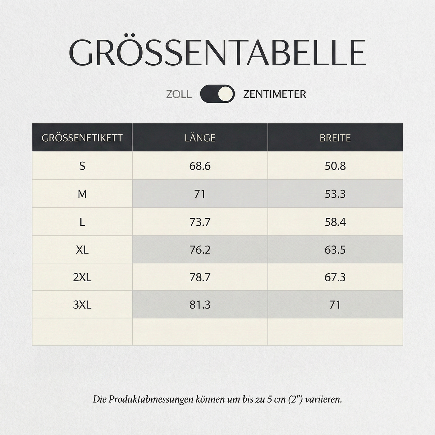 Größentabelle Namasté Bitch Classic - Unisex-Kapuzenpullover